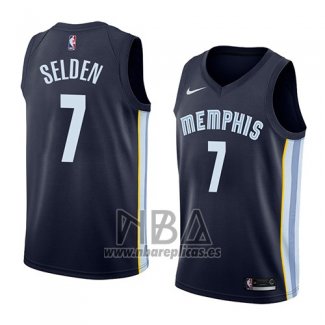 Camiseta Memphis Grizzlies Wayne Selden NO 7 Icon 2018 Azul