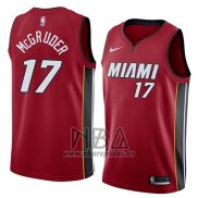 Camiseta Miami Heat Rodney McGruder NO 17 Statement 2018 Rojo