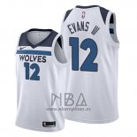 Camiseta Minnesota Timberwolves Jacob Evans III NO 12 Association 2019-20 Blanco