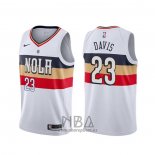 Camiseta New Orleans Pelicans Anthony Davis NO 23 Earned Blanco