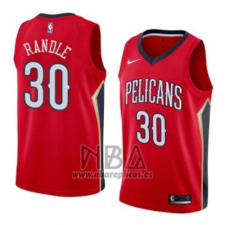 Camiseta New Orleans Pelicans Julius Randle NO 30 Statement 2018 Rojo