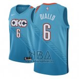 Camiseta Oklahoma City Thunder Hamidou Diallo NO 6 Ciudad 2018-19 Azul