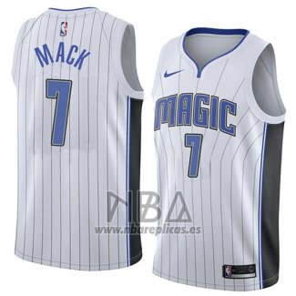 Camiseta Orlando Magic Shelvin Mack NO 7 Association 2018 Blanco