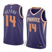 Camiseta Phoenix Suns Alec Peters NO 14 Icon 2018 Violeta