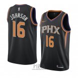 Camiseta Phoenix Suns Tyler Johnson NO 16 Statement 2018 Negro