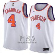 Camiseta Phoenix Suns Tyson Chandler NO 4 Hardwood Classic 2018 Blanco