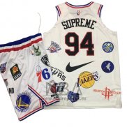 Camiseta Supreme x Nike NO 94 Blanco