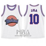 Camiseta Tune Squad Lola Bunny NO 10 Blanco