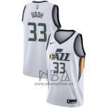 Camiseta Utah Jazz Ekpe Udoh NO 33 Association 2017-18 Blanco