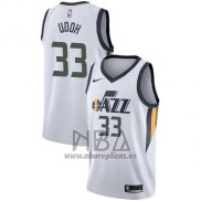 Camiseta Utah Jazz Ekpe Udoh NO 33 Association 2017-18 Blanco