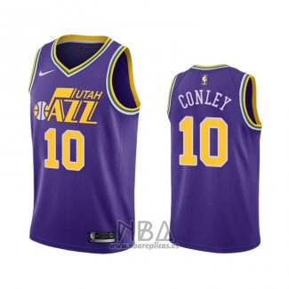 Camiseta Utah Jazz Mike Conley NO 23 Violeta