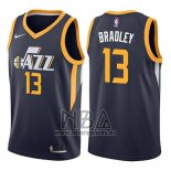 Camiseta Utah Jazz Tony Bradley NO 13 Icon 2017-18 Azul