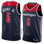 Camiseta Washington Wizards Troy Brown Jr. NO 6 Statement 2018 Negro