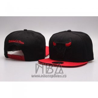 Gorra Chicago Bulls Snapback Rojo Negro