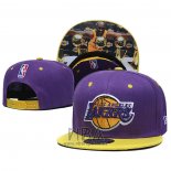 Gorra Los Angeles Lakers Kobe Bryant 9FIFTY Violeta Amarillo