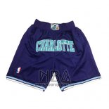 Pantalone Charlotte Hornets Just Don 2019 Violeta